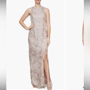 Alex Evenings sparkly blush mother of the bride/groom, wedding guest dress NWT